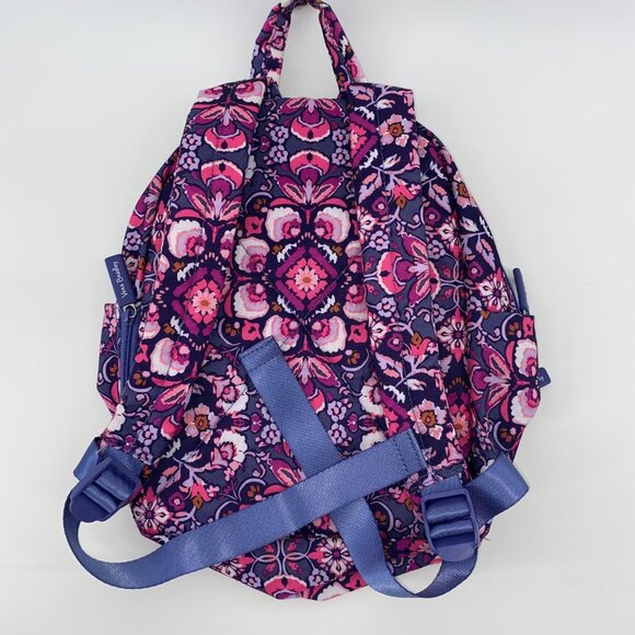 Vera Bradley Lighten up Mini backpack in Magenta Medallion - Picture 2 of 6